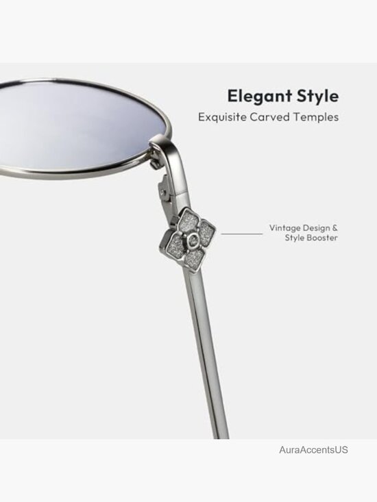 Trendy Retro Y2K Metal Oval Sunglasses Polarized UV400 main image 4